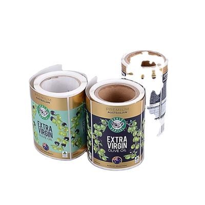 付着力の型抜きされたCMYK Pantoneのロゴのラベルのステッカーの習慣は印刷した