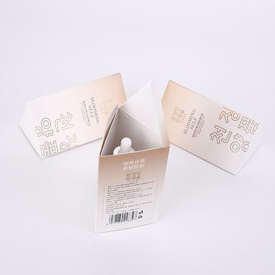 折るC1Sのアート ペーパーの化粧品のボール紙の化粧品の包装を紙箱