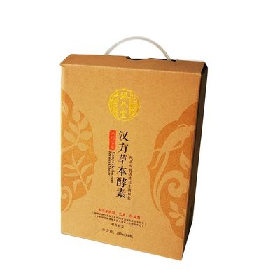 ODMの長方形の茶Eフルート波形のギフト用の箱の適用範囲が広いボール紙
