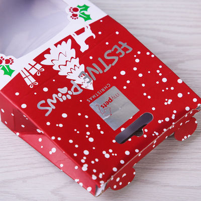 創造的なCMYK Windowed展示包装のギフト用の箱の注文のロゴ