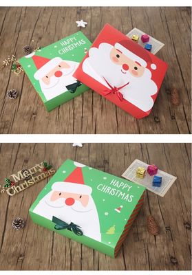普遍的なC2Sのアート ペーパー化粧品の包装箱のクリスマスの装飾