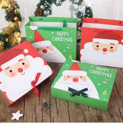 普遍的なC2Sのアート ペーパー化粧品の包装箱のクリスマスの装飾