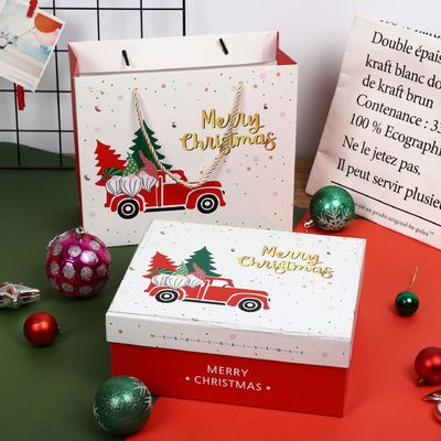 服装の包装箱によって飾られるクリスマスを押す堅いODM