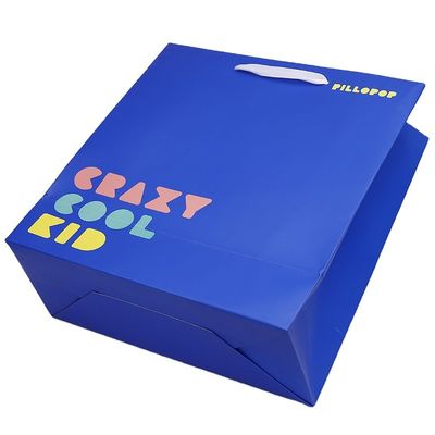 ロープのハンドルが付いているC1Sの印刷できる紙袋