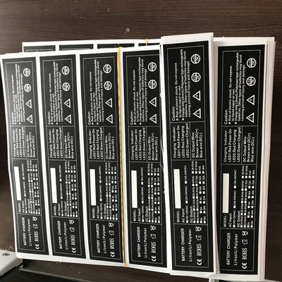 アイボリー ペーパー付着力の印刷ジュースのワイン グラスのびんのラベルのステッカー