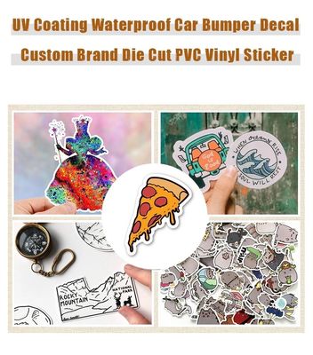 円形の防水光沢のある注文のラベルのステッカーは転がりブランドのロゴを印刷する