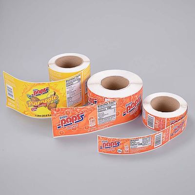 多彩なレース ポリ塩化ビニールの注文のラベルのステッカーは記述に印刷できる粘着テープを渡す