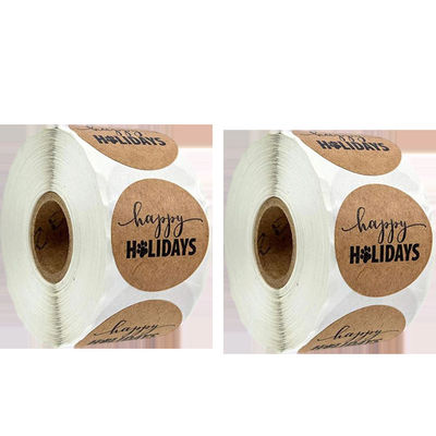 付着力の型抜きされたCMYK Pantoneのロゴのラベルのステッカーの習慣は印刷した