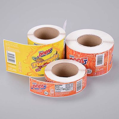 私用ロゴの付着力の直接感熱紙の注文の印刷のステッカー