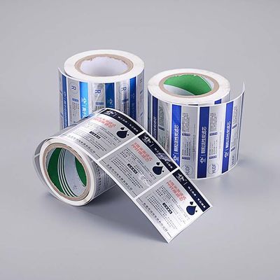 正方形のスポット カラーのポリプロピレンの注文のラベルのステッカーの多様式