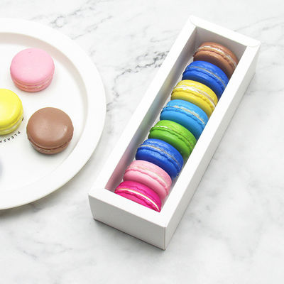 oEM Macaronの明確な窓が付いている注文の食品包装箱